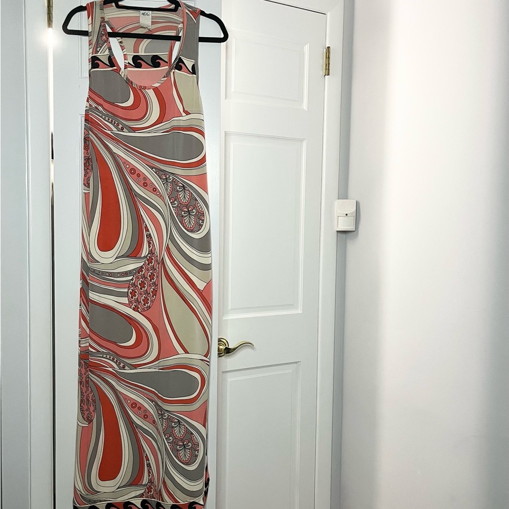 Ali Ro Colorful Sleeveless Maxi Dress